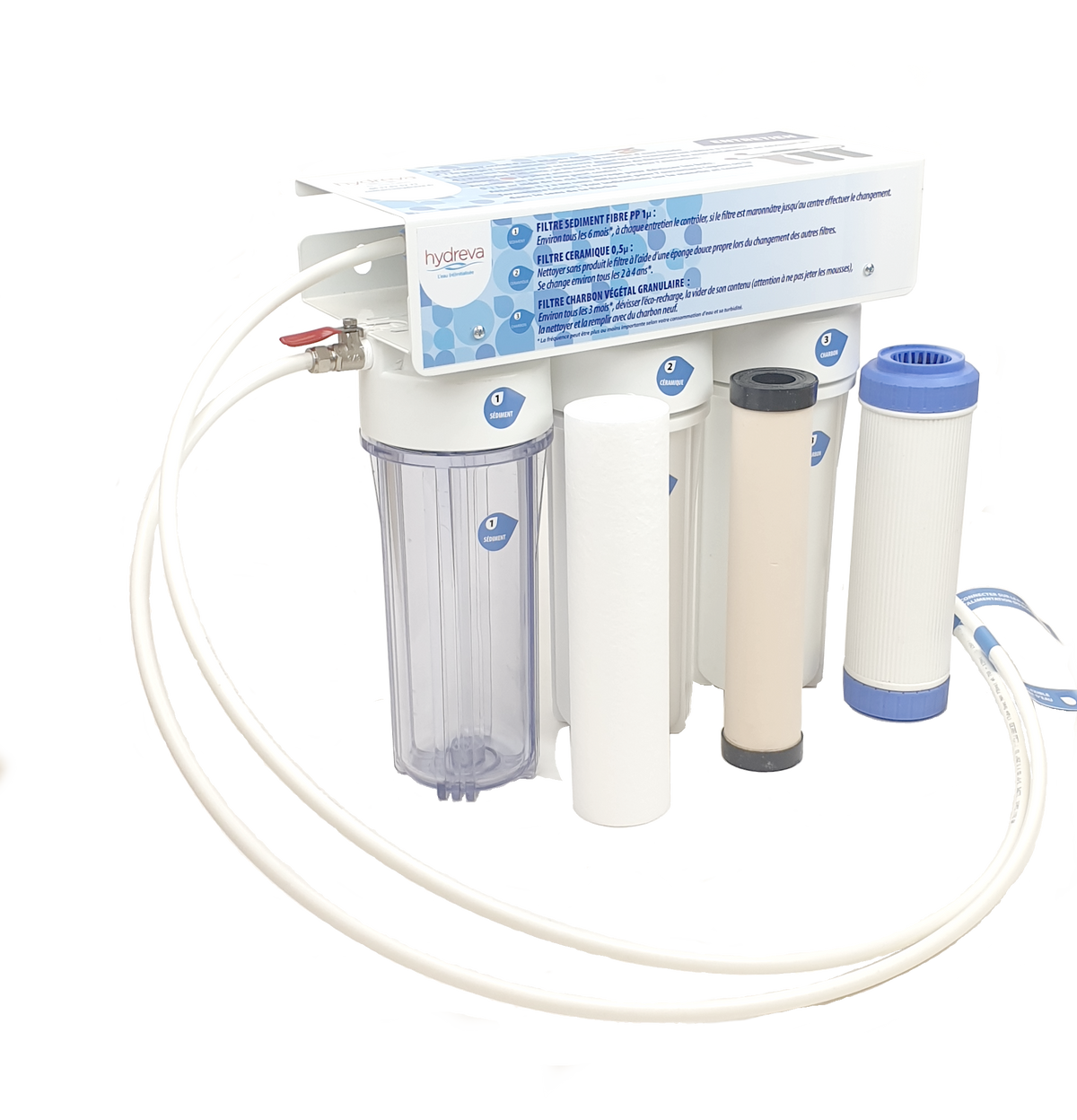 Box de filtration F3BD001 avec ses cartouches de recharge