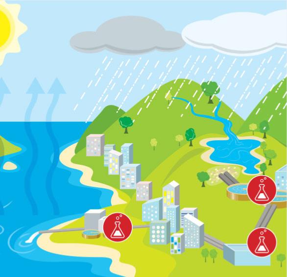 Eau pure filtrée sans calcaire infographie hyreva système Hydreva